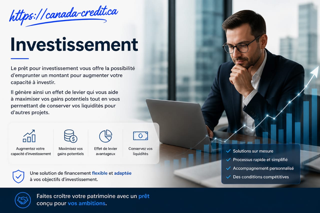 Investissement - Canada-Credit